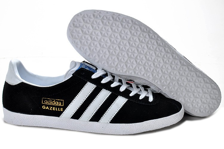 adidas gazelle cuir noir pas cher